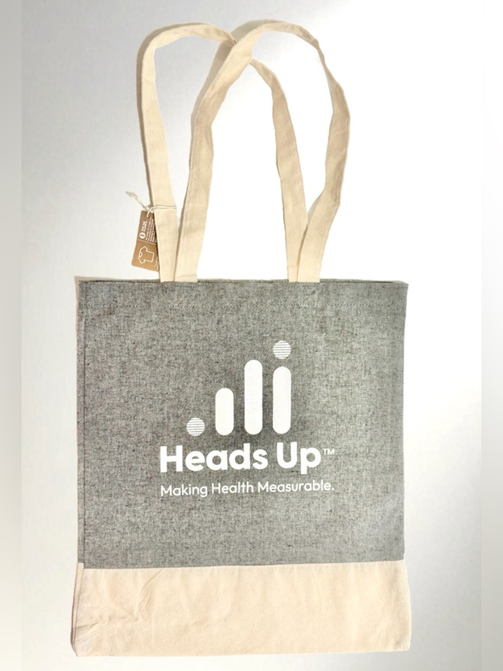 Heads Up Tote Swag Bag - Canvas Cotton